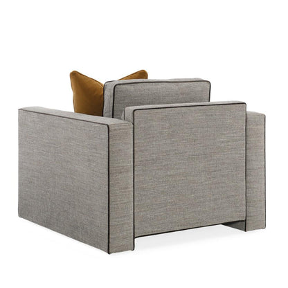 Caracole - Classic Welt Played Club Chair - UPH-019-0310-A veiw 3