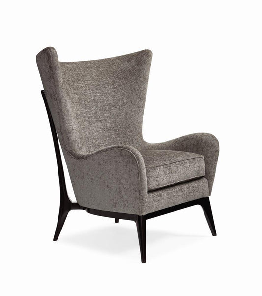Caracole - Classic Whats New Pussycat? - Mid Century Wingback Chair - UPH-CHALOU-34B veiw 1