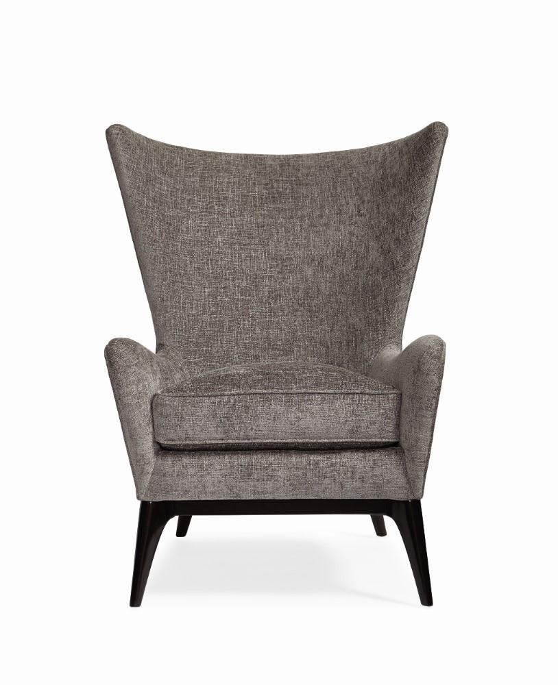 Caracole - Classic Whats New Pussycat? - Mid Century Wingback Chair - UPH-CHALOU-34B veiw 2