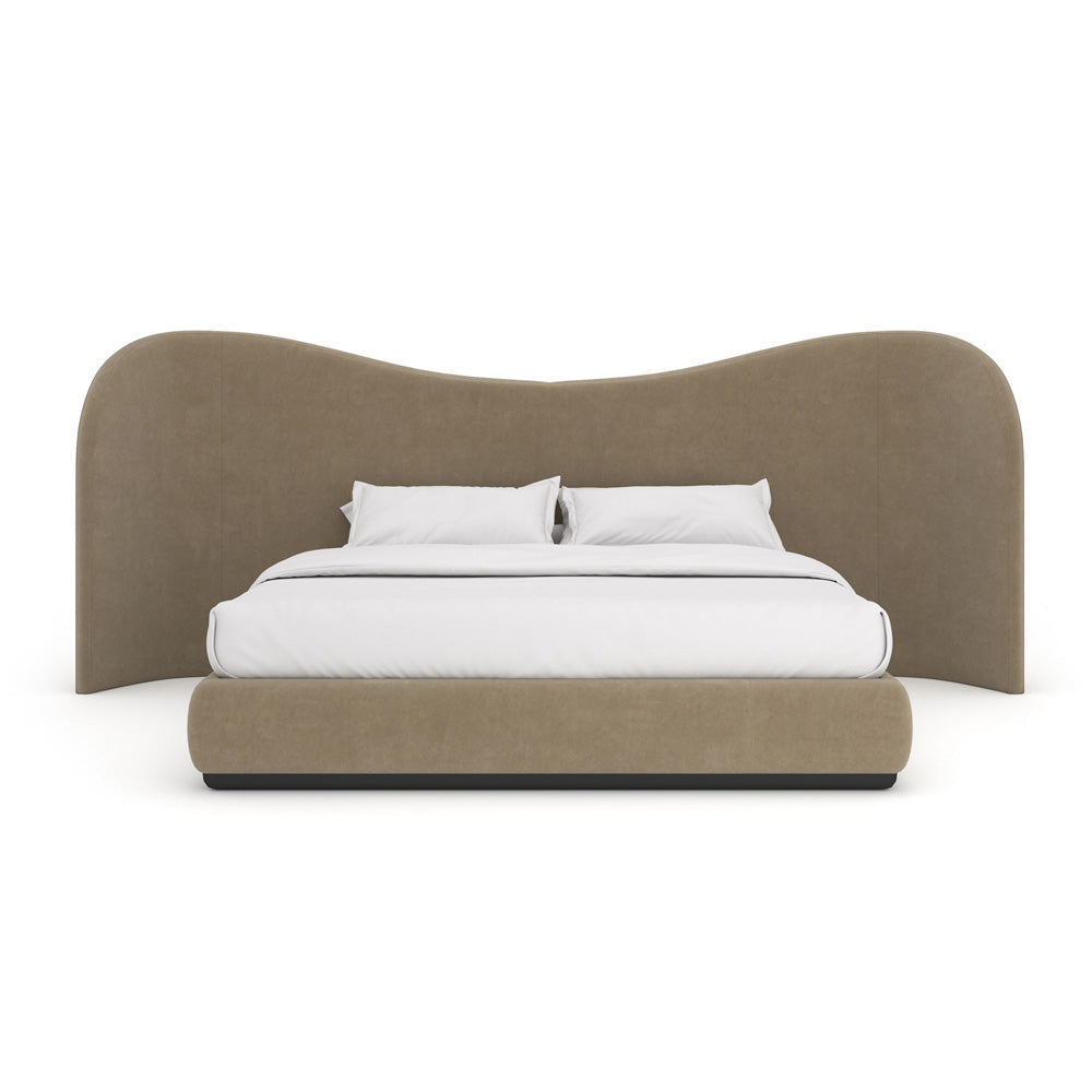 Caracole - Clio King Bed in Dark Chocolate - CLA-024-123