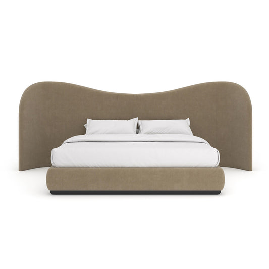 Caracole - Clio King Bed in Dark Chocolate - CLA-024-123