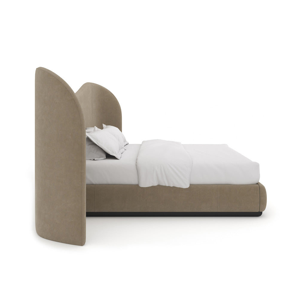 Caracole - Clio King Bed in Dark Chocolate - CLA-024-123