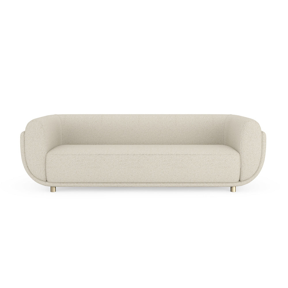 Caracole - Cocoon Sofa in Whisper of Gold - UPH-024-013-A