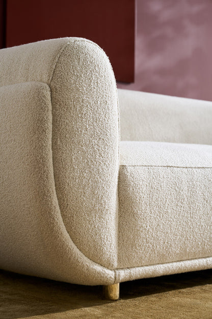 Caracole - Cocoon Sofa in Whisper of Gold - UPH-024-013-A