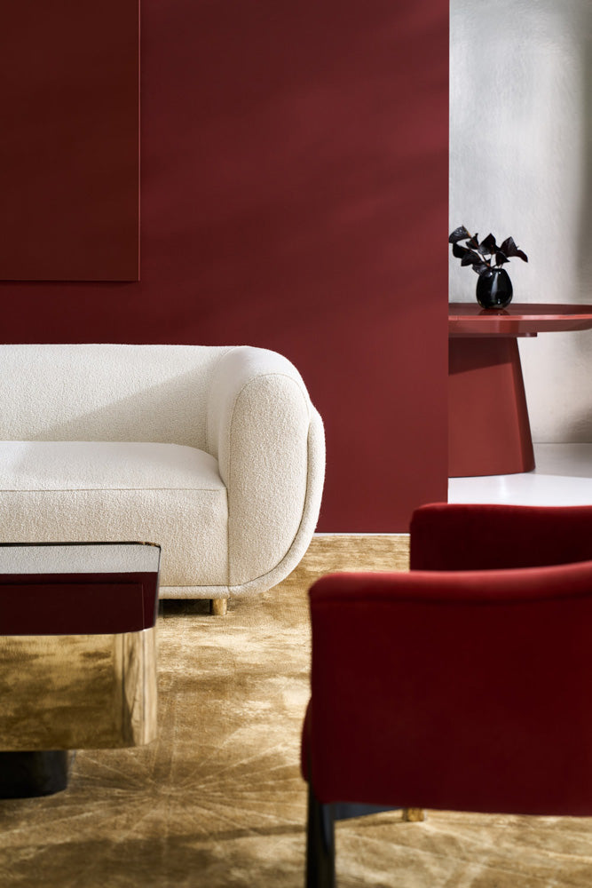 Caracole - Cocoon Sofa in Whisper of Gold - UPH-024-013-A