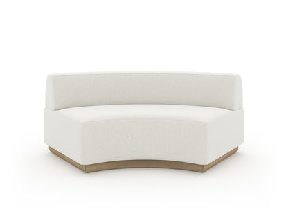 Caracole - Crescent Armless Wedge in Brushed Gold Paint - UPH-024-CR2-B veiw 1