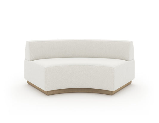 Caracole - Crescent Armless Wedge in Brushed Gold Paint - UPH-024-CR2-B veiw 1