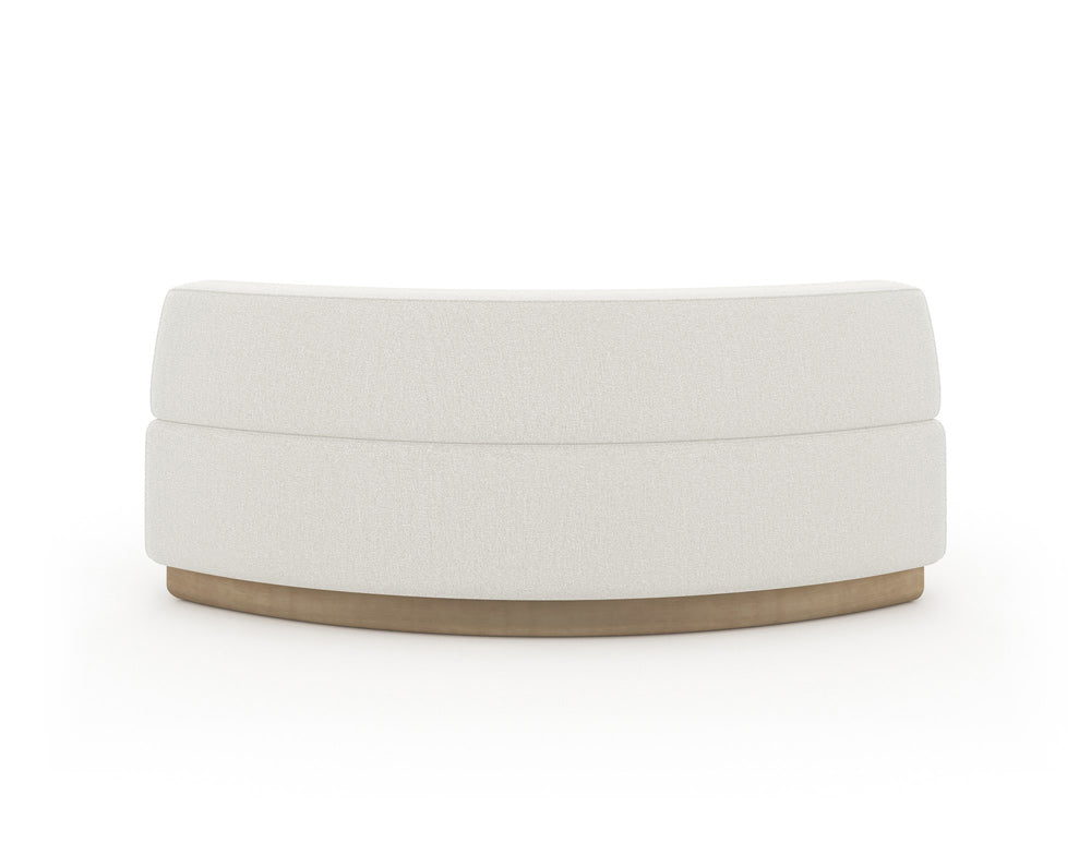 Caracole - Crescent Armless Wedge in Brushed Gold Paint - UPH-024-CR2-B_CLOSEOUT