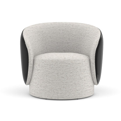 Caracole - Cuff Swivel Chair in Piano Black - UPH-024-135-A