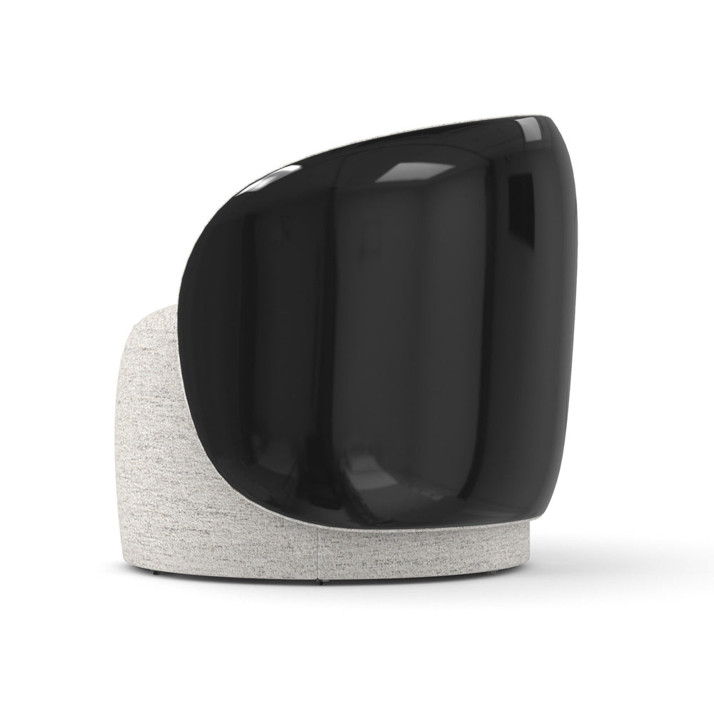Caracole - Cuff Swivel Chair in Piano Black - UPH-024-135-A
