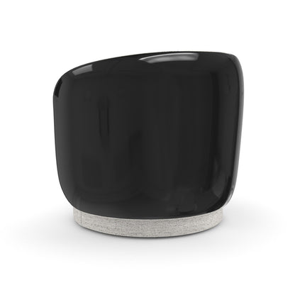 Caracole - Cuff Swivel Chair in Piano Black - UPH-024-135-A