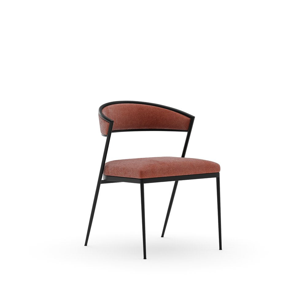Caracole - Dario Chocolate Side Chair - Rouge - CLA-426-281 view 1