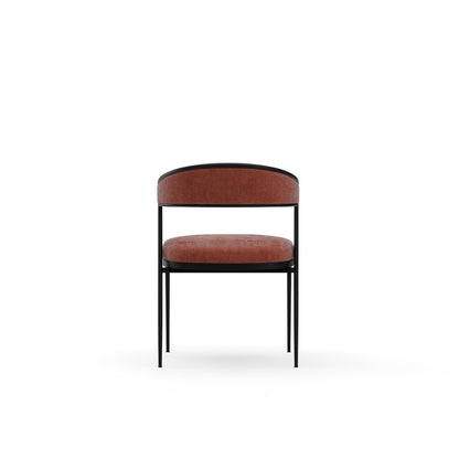 Caracole - Dario Chocolate Side Chair - Rouge - CLA-426-281 view 4