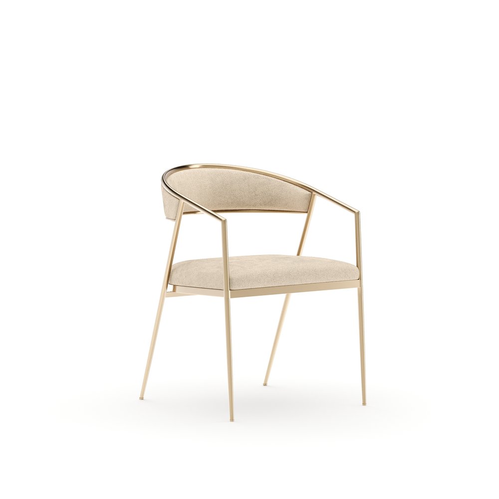 Caracole - Dario Wog Arm Chair - Ivory - CLA-426-2713 view 1