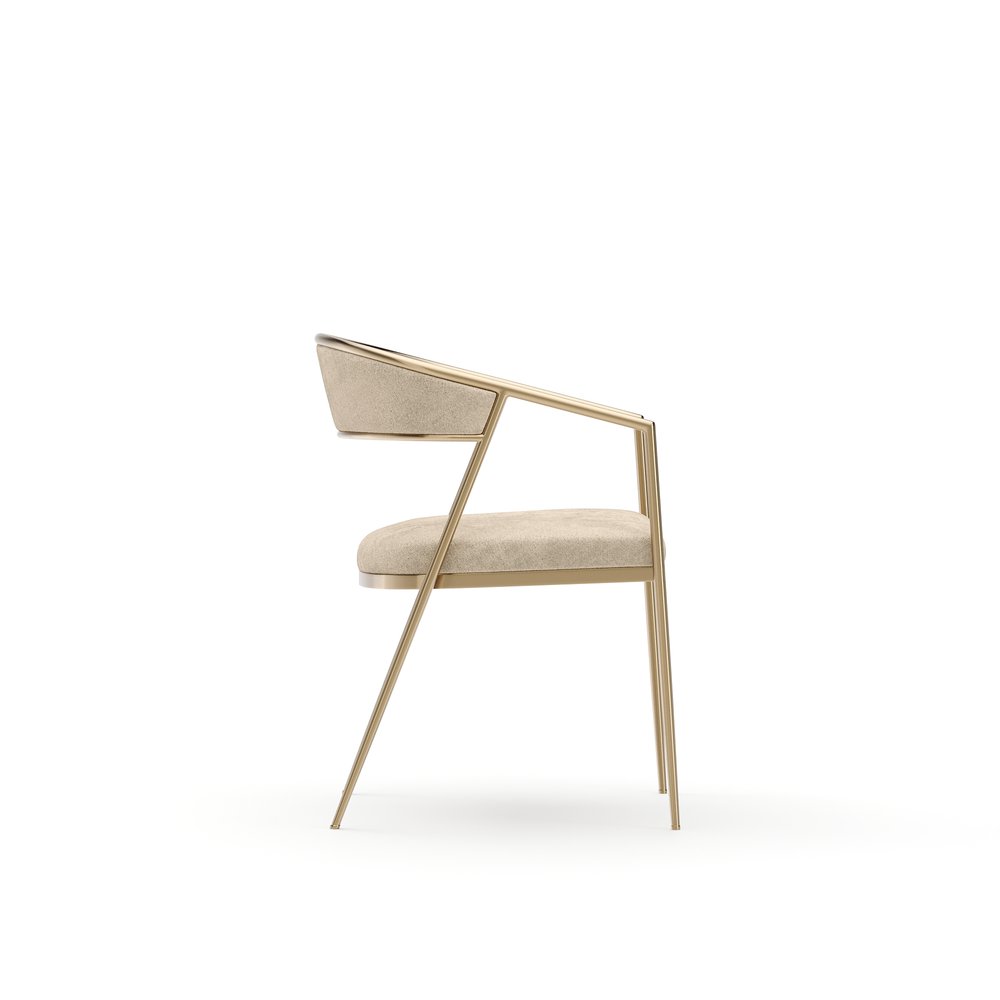Caracole - Dario Wog Arm Chair - Ivory - CLA-426-2713 view 3