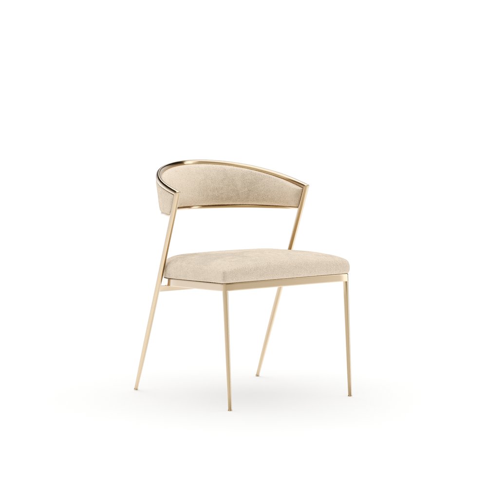 Caracole - Dario Wog Side Chair - Ivory - CLA-426-2813 view 1