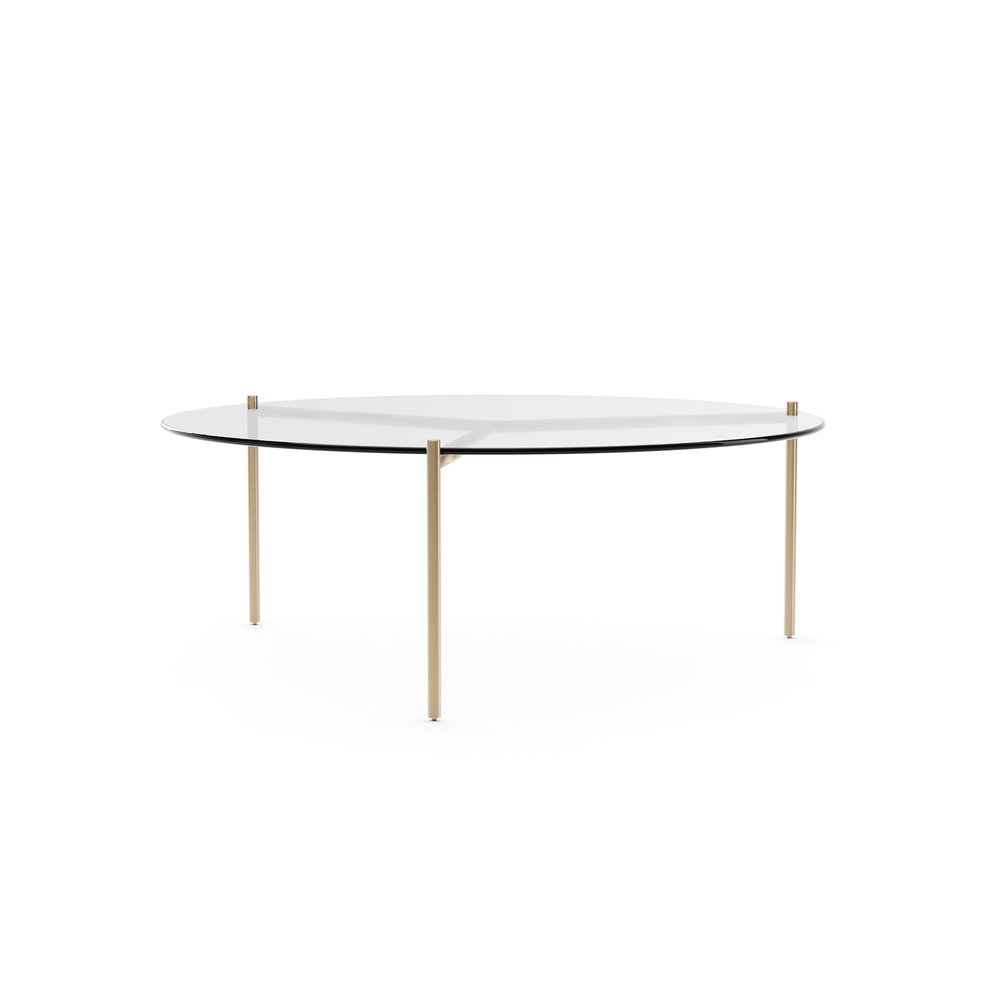 Caracole - Demli Large Clear Glass Cocktail Table - CLA-426-4025 view 1