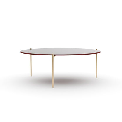 Caracole - Demli Large Rouge Glass Cocktail Table - CLA-426-4018 view 1