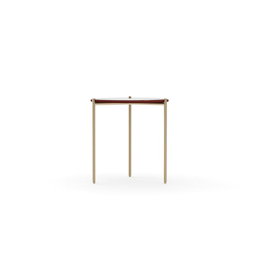 Caracole - Demli Rouge Glass Side Table - CLA-426-4122 view 2
