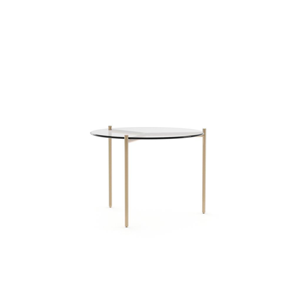 Caracole - Demli Small Clear Glass Cocktail Table - CLA-426-4026 view 1