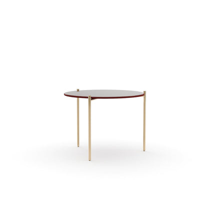 Caracole - Demli Small Rouge Glass Cocktail Table - CLA-426-4019 view 1