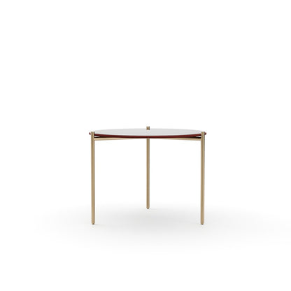 Caracole - Demli Small Rouge Glass Cocktail Table - CLA-426-4019 view 2