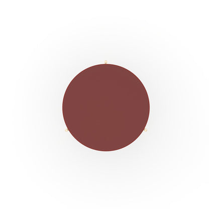 Caracole - Demli Small Rouge Glass Cocktail Table - CLA-426-4019 view 3