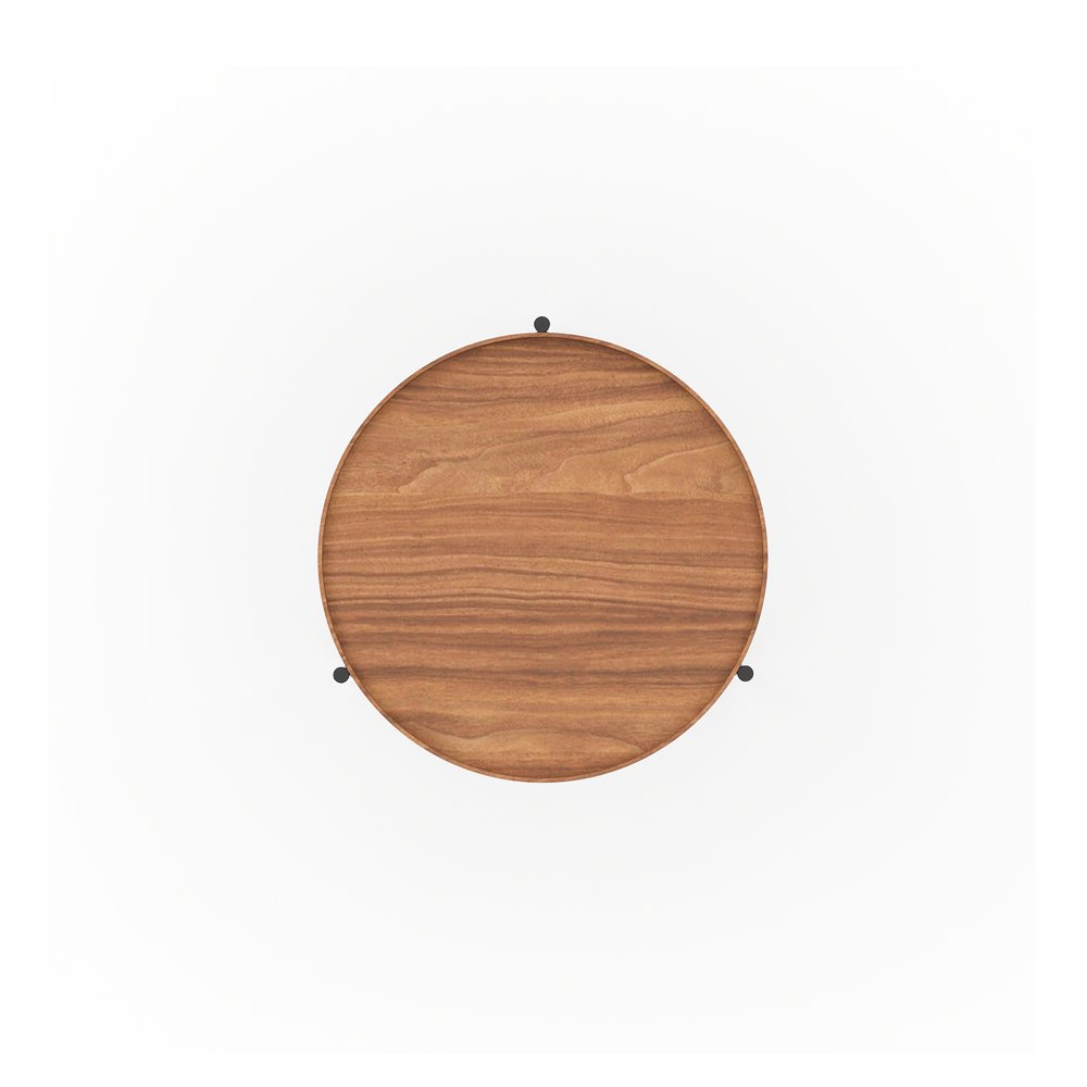 Caracole - Demli Wood Side Table - CLA-426-412 view 3