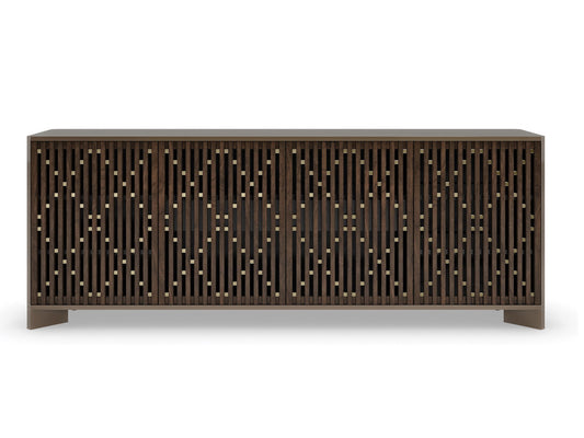 Caracole - Diamond In The Rough Media Console - CLA-021-534_CLOSEOUT