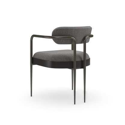 Caracole - Emphasis Dining Chair in Brushed Deep Bronze - M142-024-292