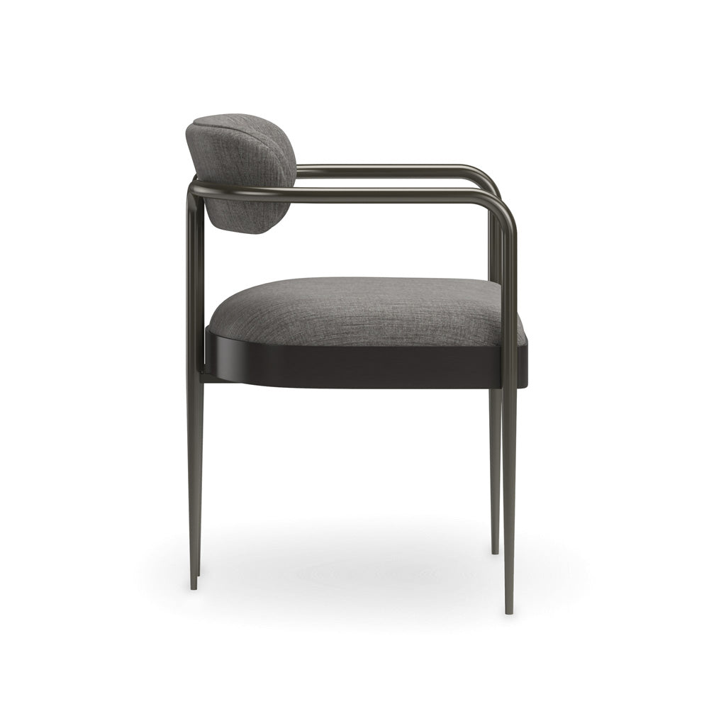 Caracole - Emphasis Dining Chair in Brushed Deep Bronze - M142-024-292