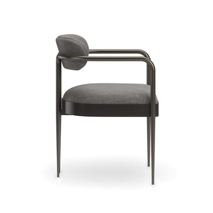 Caracole - Emphasis Dining Chair in Brushed Deep Bronze - M142-024-292
