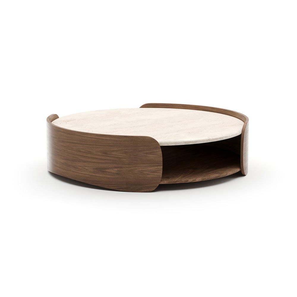 Caracole - Fleur Open Cocktail Table W/Wood Shelf - CLA-425V-4027 view 1