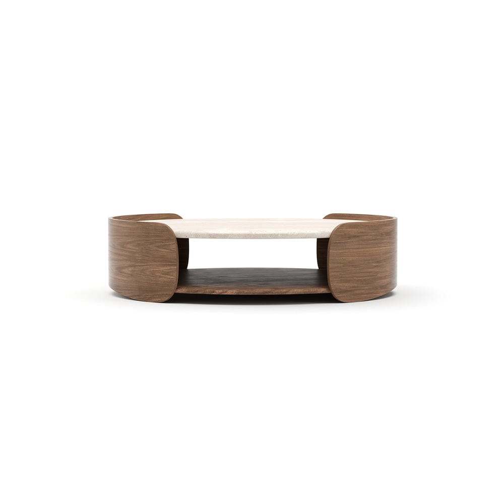 Caracole - Fleur Open Cocktail Table W/Wood Shelf - CLA-425V-4027 view 2