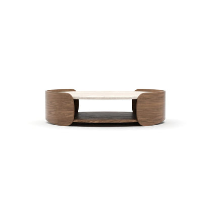 Caracole - Fleur Open Cocktail Table W/Wood Shelf - CLA-425V-4027 view 2