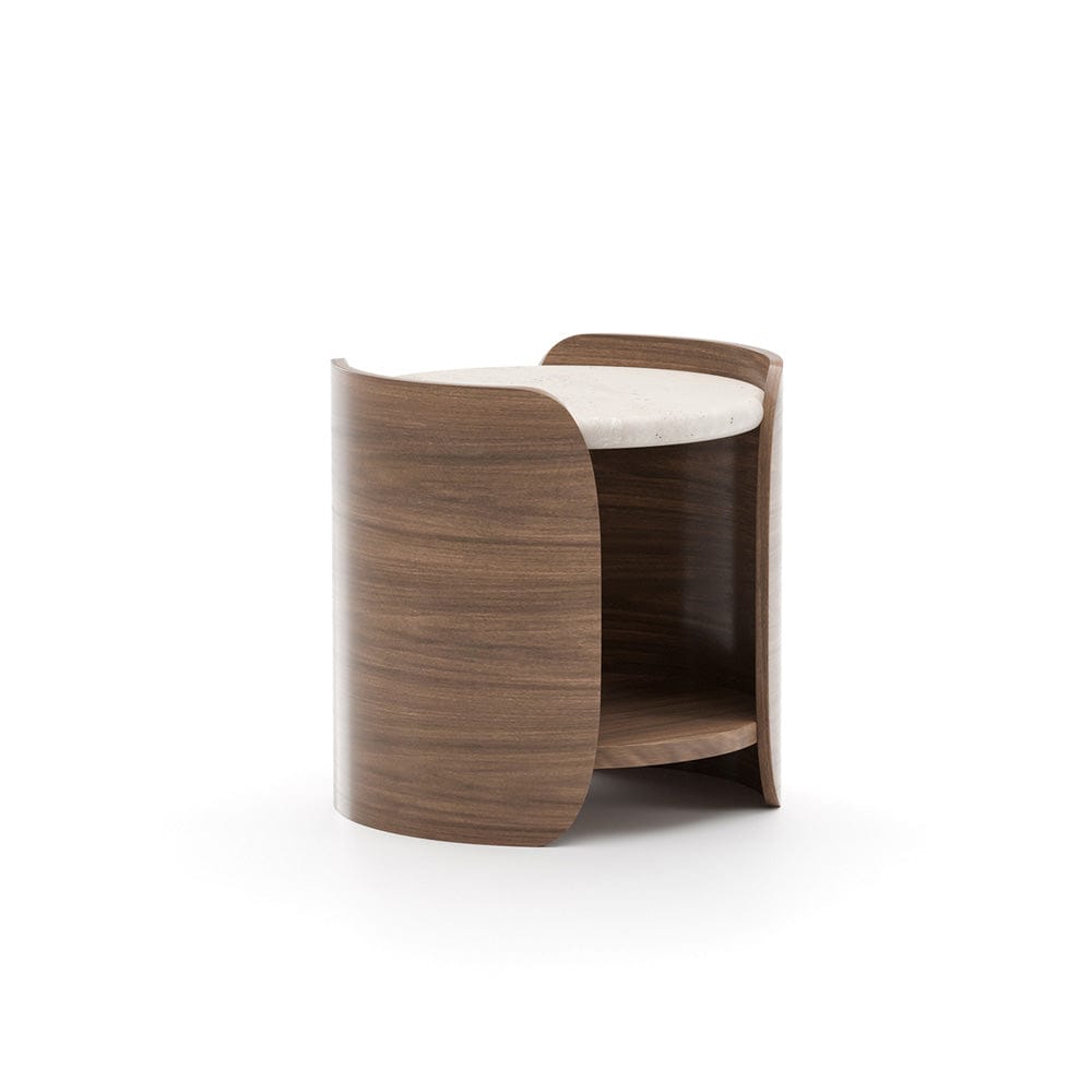 Caracole - Fleur Side Table W/ Wood Shelf - CLA-425V-4119 view 1