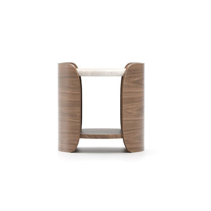 Caracole - Fleur Side Table W/ Wood Shelf - CLA-425V-4119 view 2