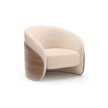 Caracole - Fleur Wood Back Lounge Chair - UPH-425V-134-A view 1
