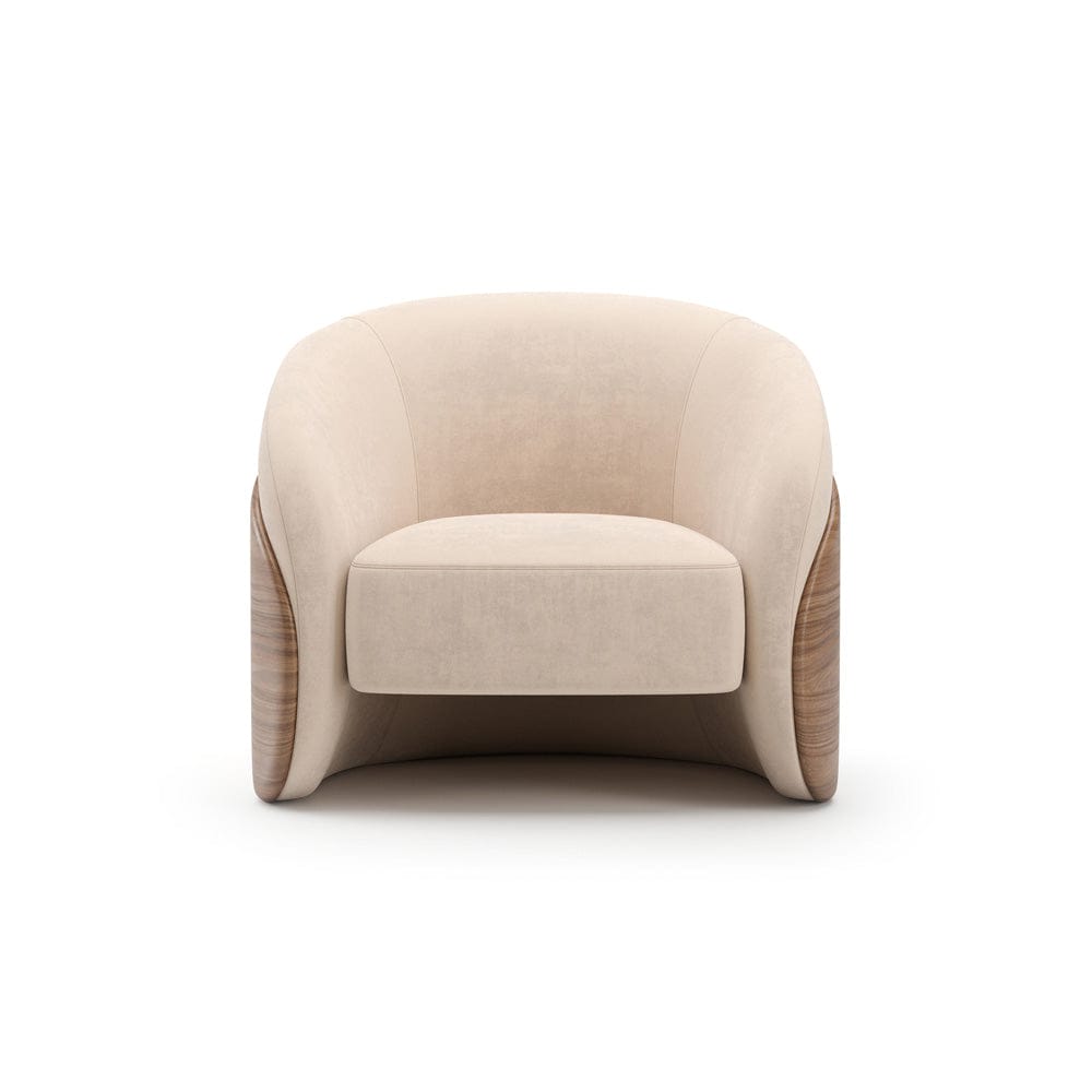 Caracole - Fleur Wood Back Lounge Chair - UPH-425V-134-A view 2