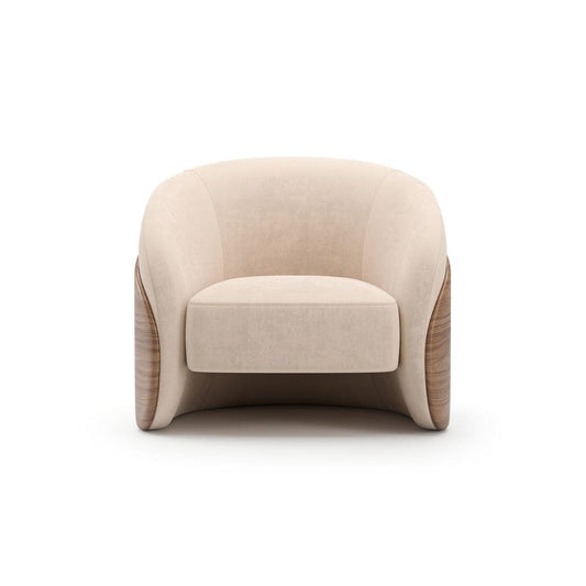 Caracole - Fleur Wood Back Lounge Chair - UPH-425V-134-A view 2