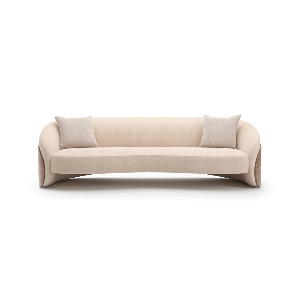 Caracole - Fleur Wood Back Sofa - UPH-425V-115-A view 2