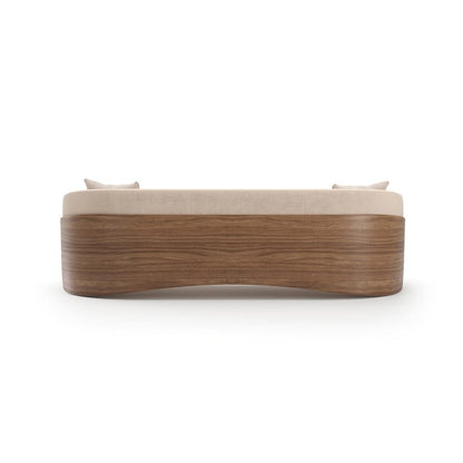 Caracole - Fleur Wood Back Sofa - UPH-425V-115-A view 4