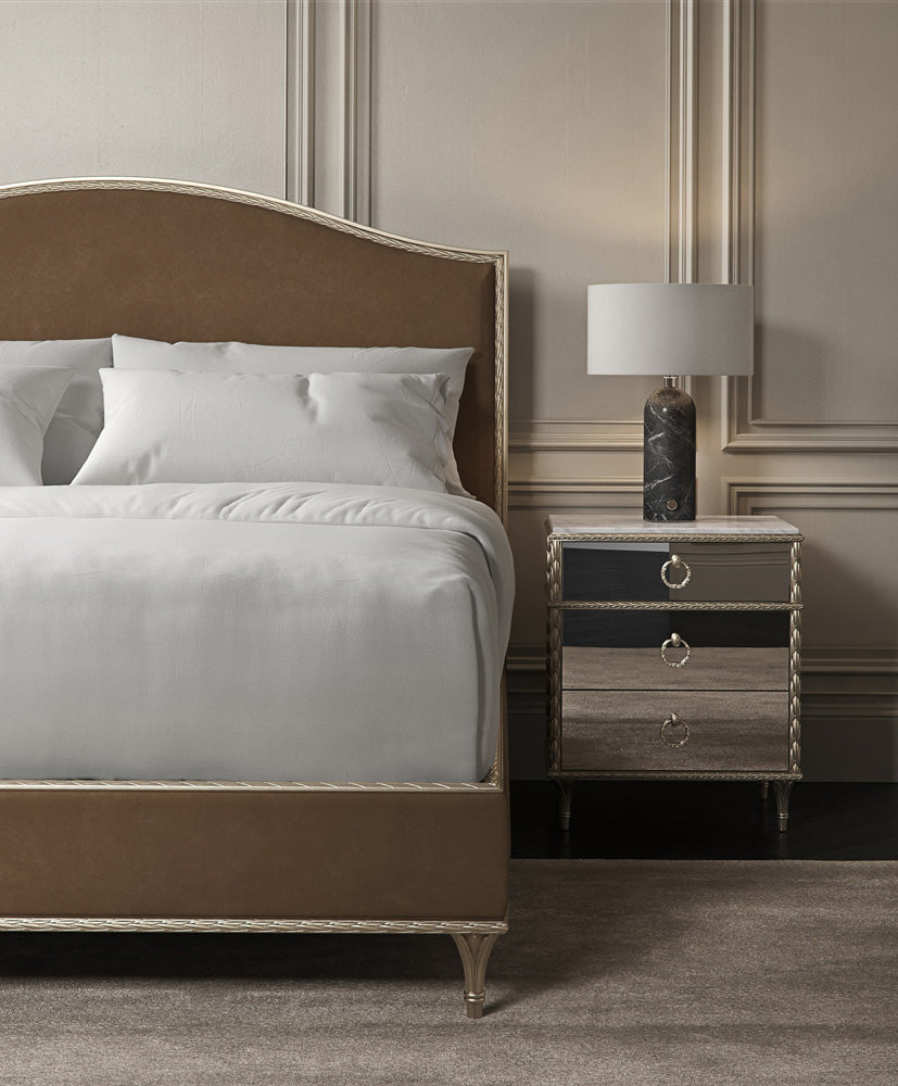 Caracole - Fontainebleau Platform King Bed - CLA-5423-125-B