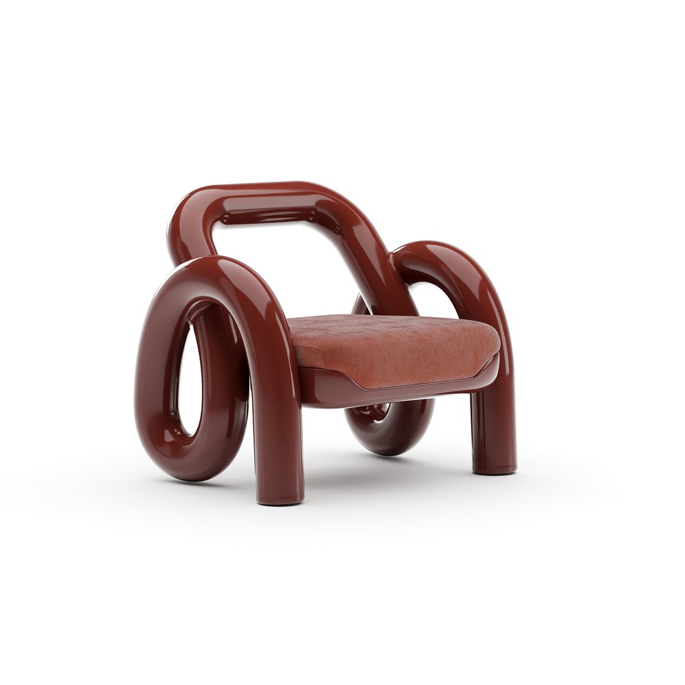 Caracole - Gelee Accent Chair - Rouge - UPH-426-038-A view 1