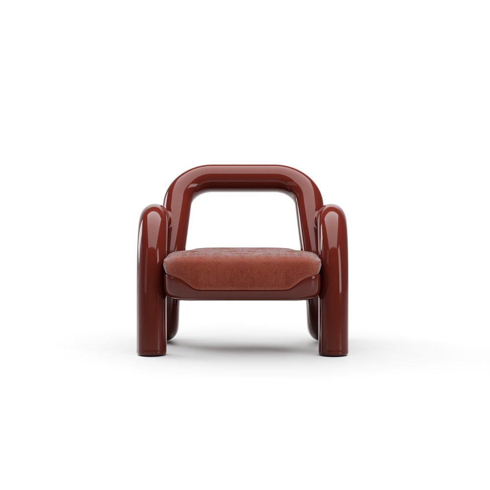 Caracole - Gelee Accent Chair - Rouge - UPH-426-038-A view 2