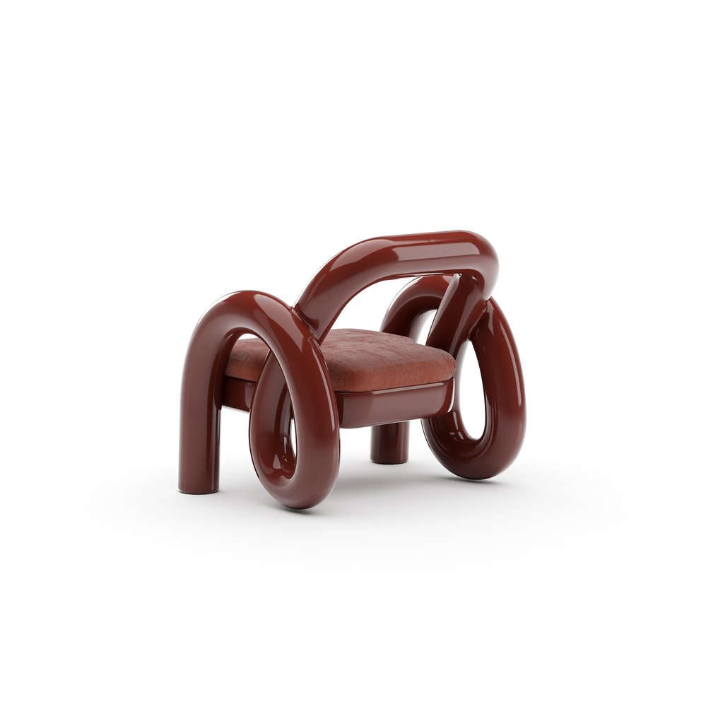 Caracole - Gelee Accent Chair - Rouge - UPH-426-038-A view 4