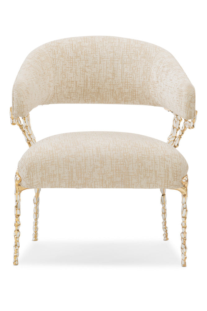 Caracole - Glimmer Of Hope Chair in White - UPH-419-231-A view 2