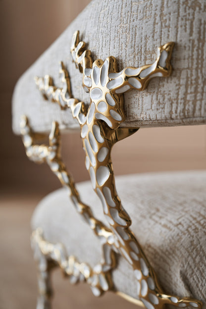 Caracole - Glimmer Of Hope Chair in White - UPH-419-231-A view 5