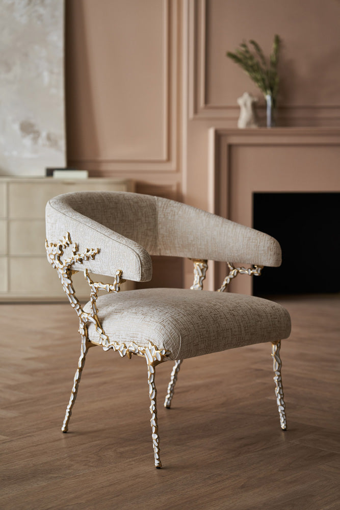 Caracole - Glimmer Of Hope Chair in White - UPH-419-231-A view 7