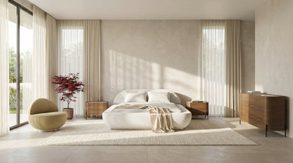 Caracole - Jagger King Bed - Ivory - CLA-426-121 view 8